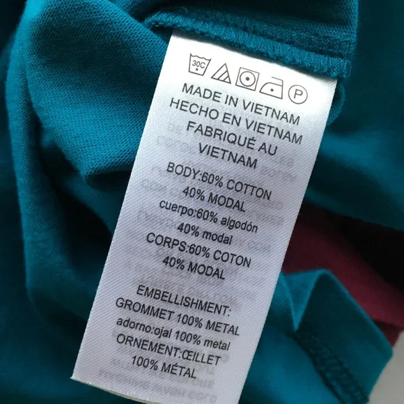 MICHAEL Michael Kors Teal Tank Top with Gold Accents - Picture 6 of 6